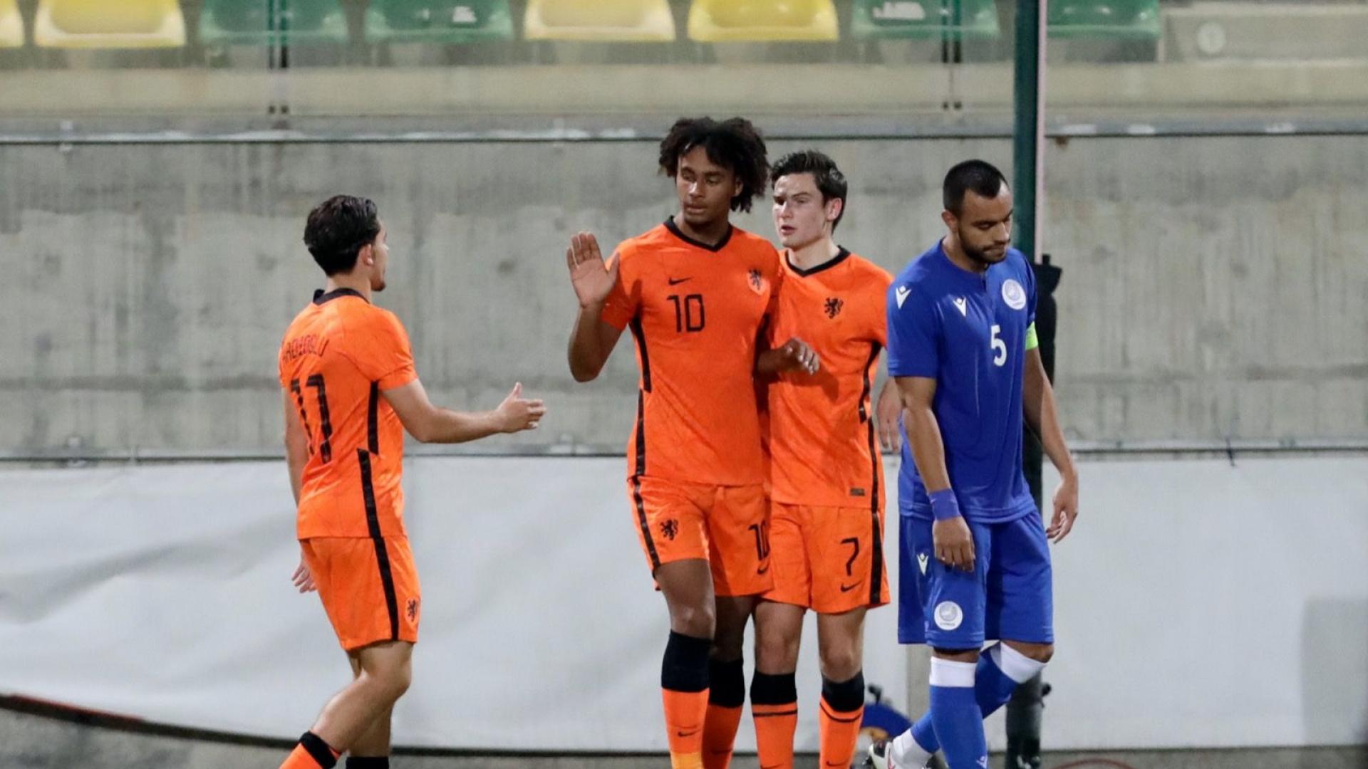 Jong Oranje plaatst zich voor het EK na grote zege op Cyprus | OnsOranje